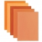 Цветной фетр для творчества, А4, ОСТРОВ СОКРОВИЩ, 5 листов, 5 цветов, толщина 2 мм, оттенки оранжевого, 660640 - 2