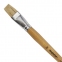 Кисть ПИФАГОР, ЩЕТИНА, плоская, № 20, деревянная лакированная ручка, пакет с подвесом, 200879 - 2