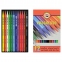 Карандаши цветные художественные KOH-I-NOOR "Progresso", 12 цветов, 7,1 мм, в лаке, без дерева, заточенные, 8756012007PZ - 1