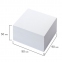 Блок для записей BRAUBERG проклеенный, куб 9х9х5 см, белый, белизна 95-98%, 129195 - 2