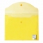 Папка-конверт с кнопкой BRAUBERG, А4, до 100 листов, прозрачная, желтая, 0,15 мм, 228670 - 2