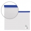 Папка-конверт на молнии МАЛОГО ФОРМАТА (245х190 мм), A5, прозрачная, молния синяя, 0,11 мм, BRAUBERG, 221227 - 4
