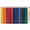 Карандаши акварельные ГАММА "Лицей", 36 цветов, заточенные, шестигранные, кисть, картонная упаковка, 221118_05 - 1