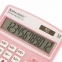 Калькулятор настольный BRAUBERG EXTRA PASTEL-12-PK (206x155 мм), 12 разрядов, двойное питание, РОЗОВЫЙ, 250487 - 4