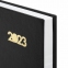 Ежедневник датированный на 2023 (145х215 мм), А5, STAFF, обложка бумвинил, черный, 114189 - 4