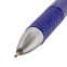 Ручка шариковая масляная с грипом STAFF "Chrome", СИНЯЯ, корпус синий, хромированные детали, узел 0,7 мм, линия 0,35 мм, 142984 - 3