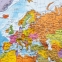 Карта мира политическая 117х80 см, 1:28М, с ламинацией, интерактивная, европодвес, BRAUBERG, 112384 - 1