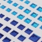 Стразы самоклеящиеся "Квадрат", 6-15 мм, 80 шт., синие/голубые, на подложке, ОСТРОВ СОКРОВИЩ, 661396 - 2