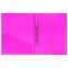 Папка с металлическим скоросшивателем и внутренним карманом BRAUBERG "Neon", 16 мм, розовая, до 100 листов, 0,7 мм, 227466 - 2