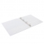 Папка на 4 кольцах c передним прозрачным карманом BRAUBERG, картон/ПВХ, 40 мм, белая, до 250 листов, 228396 - 4