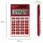 Калькулятор карманный BRAUBERG PK-608-WR (107x64 мм), 8 разрядов, двойное питание, БОРДОВЫЙ, 250521 - 3