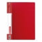Папка с боковым металлическим прижимом и внутренним карманом BRAUBERG "Contract", красная, до 100 л., 0,7 мм, бизнес-класс, 221788 - 1