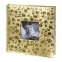 Фотоальбом BRAUBERG свадебный, 20 магнитных листов 30х32 см, под фактурную кожу, светло-золотистый, 391127 - 1