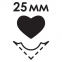 Дырокол фигурный угловой "Сердце", диаметр вырезной фигуры 25 мм, ОСТРОВ СОКРОВИЩ, 227175 - 6