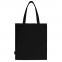 Сумка-шоппер BRAUBERG PREMIUM, канвас, 40х35 см, на кнопке, карман, черный, "Anime face", 271903 - 1