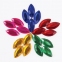 Стразы самоклеящиеся "Лодочка", 15х7 мм, 30 г, 5 цветов, ОСТРОВ СОКРОВИЩ, 661387 - 3