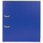 Папка-регистратор, покрытие пластик, 75 мм, ПРОЧНАЯ, с уголком, BRAUBERG, синяя, 226596 - 1
