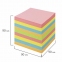 Блок для записей BRAUBERG в подставке прозрачной, куб 9х9х9 см, цветной, 122225 - 4
