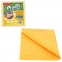 Тряпка для мытья пола, 50х60 см, 200 г/м2, вискоза (ИПП), оранжевые, PACLAN "Practi Floor cloth", 163427 - 1