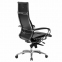 Кресло офисное МЕТТА "SAMURAI" Lux, рецик. кожа, регулируемое сиденье, черное - 3