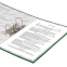 Папка-регистратор ОФИСМАГ с арочным механизмом, покрытие из ПВХ, 50 мм, зеленая, 225755 - 9