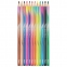 Карандаши цветные MAPED "Nightfall", набор 12 цветов, трехгранные, корпус градиент металлик, 831700 - 1