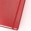 Блокнот МАЛЫЙ ФОРМАТ (90х130 мм) А6, 100 л., твердый, балакрон, на резинке, BRUNO VISCONTI, Красный, 3-102/04 - 1