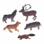 Набор фигурок "В мире животных" "Дикие животные России", 5 шт., 7 см, 1TOY, Т53848 - 1