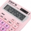 Калькулятор настольный STAFF STF-1808-PK, КОМПАКТНЫЙ (140х105 мм), 8 разрядов, двойное питание, РОЗОВЫЙ, 250468 - 3
