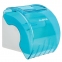 Диспенсер для бытовой туалетной бумаги LAIMA, тонированный голубой, 605043 - 2