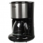 Кофеварка капельная TEFAL CM361838, 1000 Вт, объем 1,25 л, пластик, серебристая/черная - 1