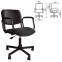 Кресло КР08, с подлокотниками, кожзаменитель, черное, КР01.00.08-201- - 1
