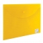 Папка-конверт с кнопкой BRAUBERG "My CLEAR BAG", А4, до 100 листов, прозрачная, ассорти, 0,15 мм, 225174 - 1