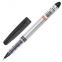 Ручка-роллер BRAUBERG "Control", ЧЕРНАЯ, корпус серебристый, узел 0,5 мм, линия письма 0,3 мм, 141553 - 1