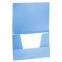 Папка на резинках BRAUBERG "Office", голубая, до 300 листов, 500 мкм, 228078 - 3