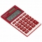 Калькулятор карманный BRAUBERG PK-608-WR (107x64 мм), 8 разрядов, двойное питание, БОРДОВЫЙ, 250521 - 5