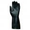 Перчатки латексно-неопреновые MAPA Technic/UltraNeo 420, хлопчатобумажное напыление, размер 7 (S), черные - 2