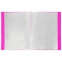 Папка 20 вкладышей BRAUBERG "Neon", 16 мм, неоновая розовая, 700 мкм, 227450 - 2