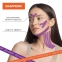 Кинезио тейп/лента для лица и тела, омоложение и восстановление, 5 см х 5 м, фиолетовый, DASWERK, 680005 - 4