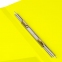 Папка с металлическим скоросшивателем и внутренним карманом BRAUBERG "Neon", 16 мм, желтая, до 100 листов, 0,7 мм, 227465 - 4