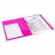 Папка с металлическим скоросшивателем и внутренним карманом BRAUBERG "Neon", 16 мм, розовая, до 100 листов, 0,7 мм, 227466 - 6