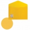 Папка-конверт с кнопкой BRAUBERG А4 до 100 л. непрозрачная желтая СВЕРХПРОЧНАЯ 0,2 мм, 270473 - 5