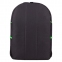 Рюкзак STAFF TRIP универсальный, 2 кармана, черный с салатовыми деталями, 40x27x15,5 см, 270788 - 8