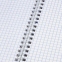 Тетрадь А4, 80 л., BRAUBERG, гребень, клетка, глянцевый лак, "CLOUD", 404053 - 7