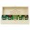 Чай AHMAD ассорти 10 вкусов в деревянной шкатулке, НАБОР 100 пакетов, Z583-2 - 1