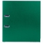 Папка-регистратор, покрытие пластик, 75 мм, ПРОЧНАЯ, с уголком, BRAUBERG, зеленая, 226597 - 1