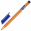 Ручка шариковая РОССИЯ "СОКРАТ", СИНЯЯ, корпус оранжевый, узел 0,7 мм, линия письма 0,35 мм, BRAUBERG, 143968 - 1