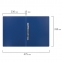 Папка с металлическим скоросшивателем STAFF, синяя, до 100 листов, 0,5 мм, 229224 - 8