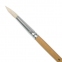 Кисть ПИФАГОР, КОЗА, круглая, № 5, деревянная лакированная ручка, с колпачком, 200828 - 2