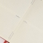 Блокнот МАЛЫЙ ФОРМАТ (90х130 мм) А6, 100 л., твердая обложка, балакрон, открытие вверх, BRUNO VISCONTI, Красный, 3-104/04 - 5